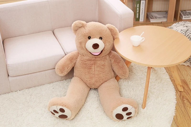100-260cm Cheap unstuffed America Giant Bear Plush Toy Soft Bear Skin Birthday Valentine's Gifts For Girl Kid's Toy