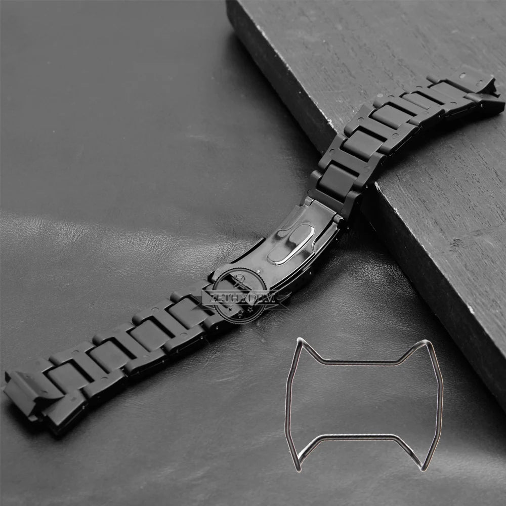 Plastic watch band 26*16mm strap for DW-6900/DW9600/DW5600/GW-M5610 and stainless steel case bumper Accessories