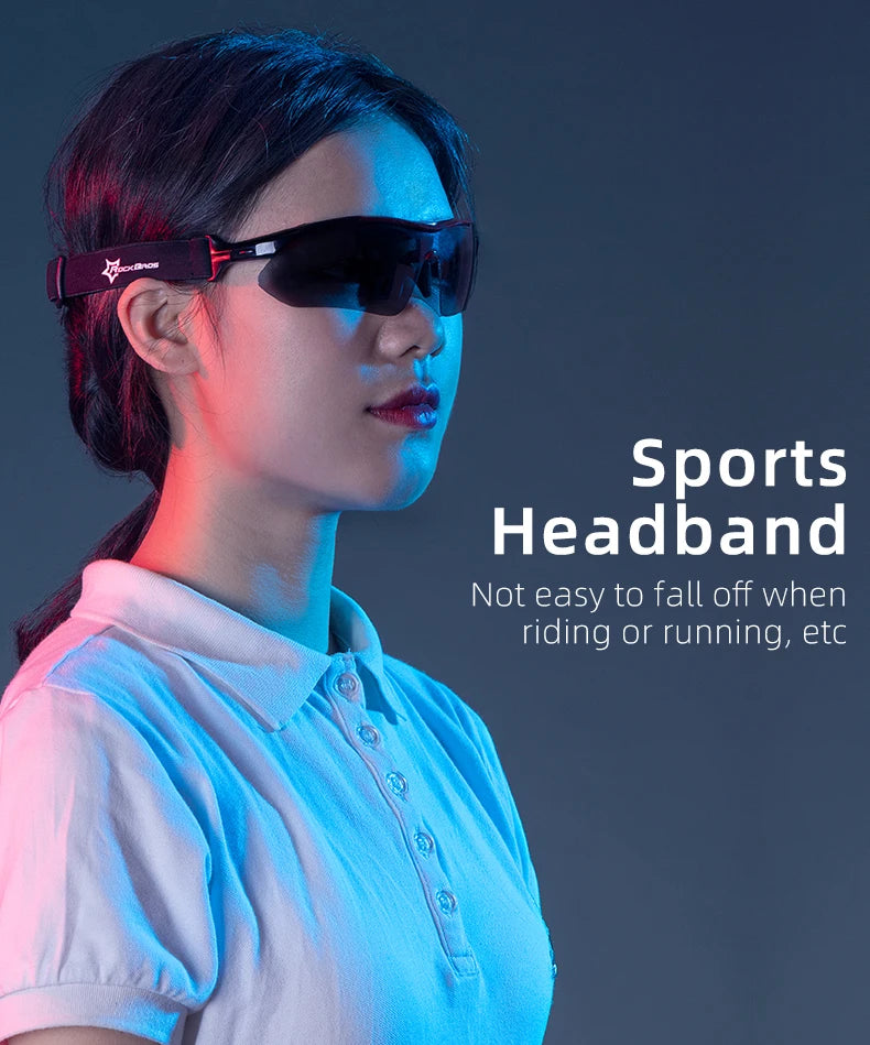 ROCKBROS Cycling Polarized glasses Bike Sunglasses Outdoor Sports Sunglasses MTB PC Goggles Eyewear 5/3 Lens Bicycle Accessory