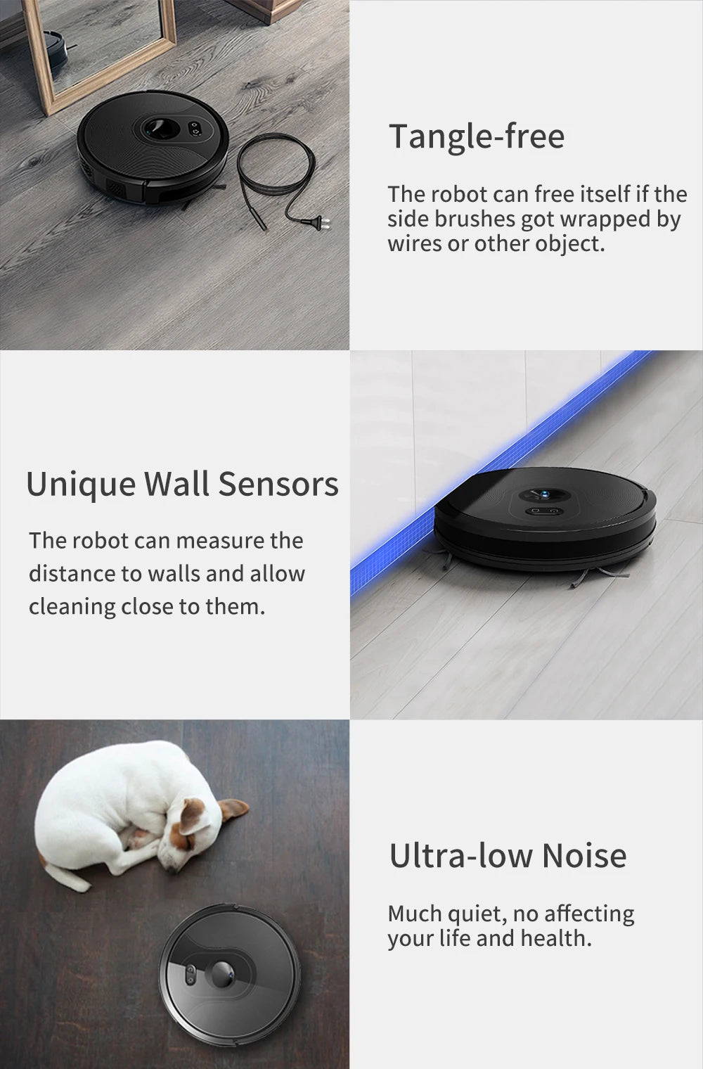 Robot Vacuum Cleaner ABIR X6 ,Visual Navigation,APP Virtual Barrier,6000PA Suction,Smart Home Mop,Floor Carpet Washing Tool