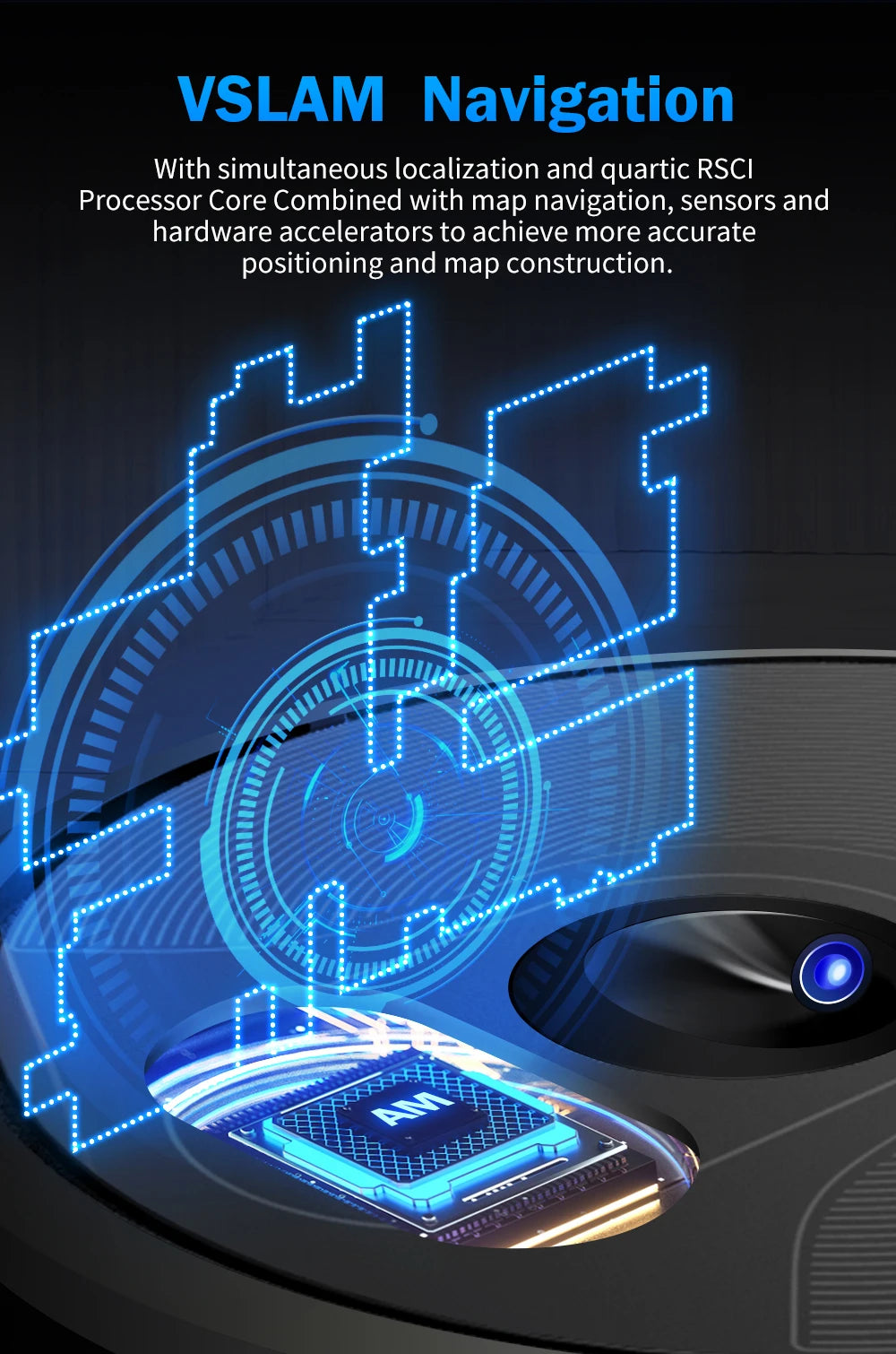 Robot Vacuum Cleaner ABIR X6 ,Visual Navigation,APP Virtual Barrier,6000PA Suction,Smart Home Mop,Floor Carpet Washing Tool