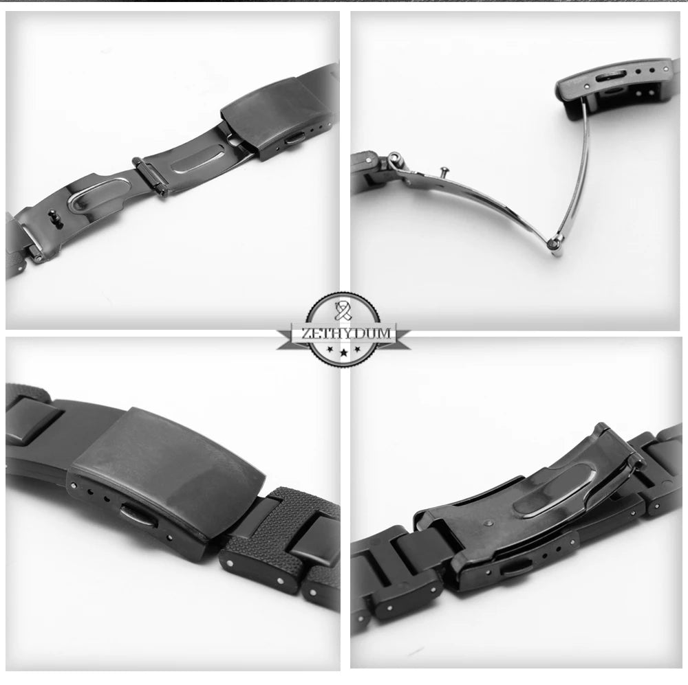 Plastic watch band 26*16mm strap for DW-6900/DW9600/DW5600/GW-M5610 and stainless steel case bumper Accessories