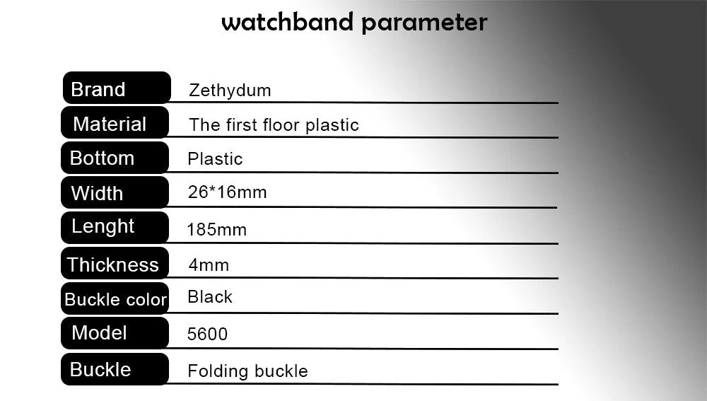 Plastic watch band 26*16mm strap for DW-6900/DW9600/DW5600/GW-M5610 and stainless steel case bumper Accessories