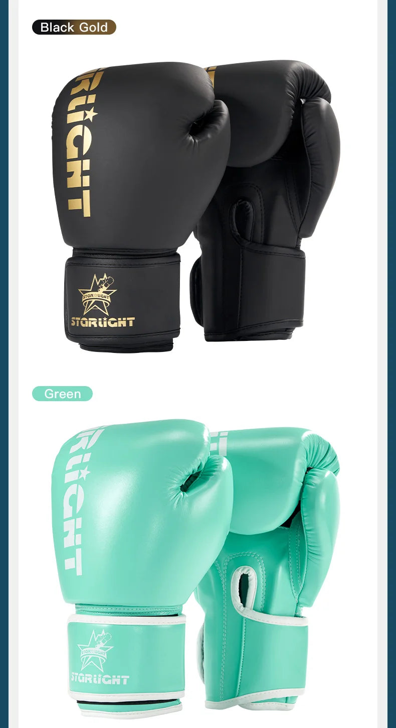 8/10/12/14/16oz Boxing Gloves Professional Adult Sanda Muay Thai Fighting Gloves Men and Women Training Sandbag Free Fight MMA