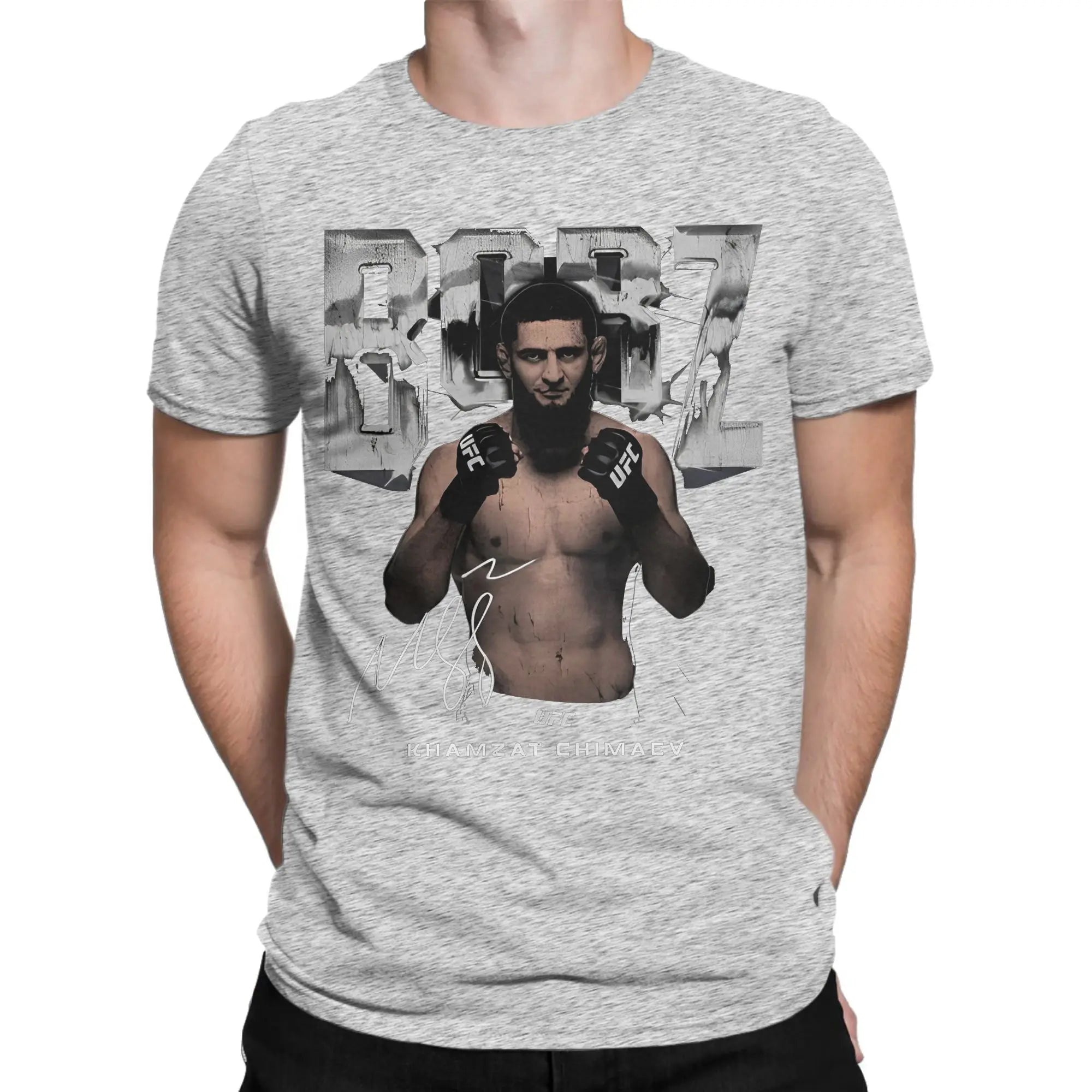 Wrestling Khamzat Chimaev Borz Wrestlers  Merch Unisex T Shirt Pure Cotton Tee Fashion  T-shirt Clothing