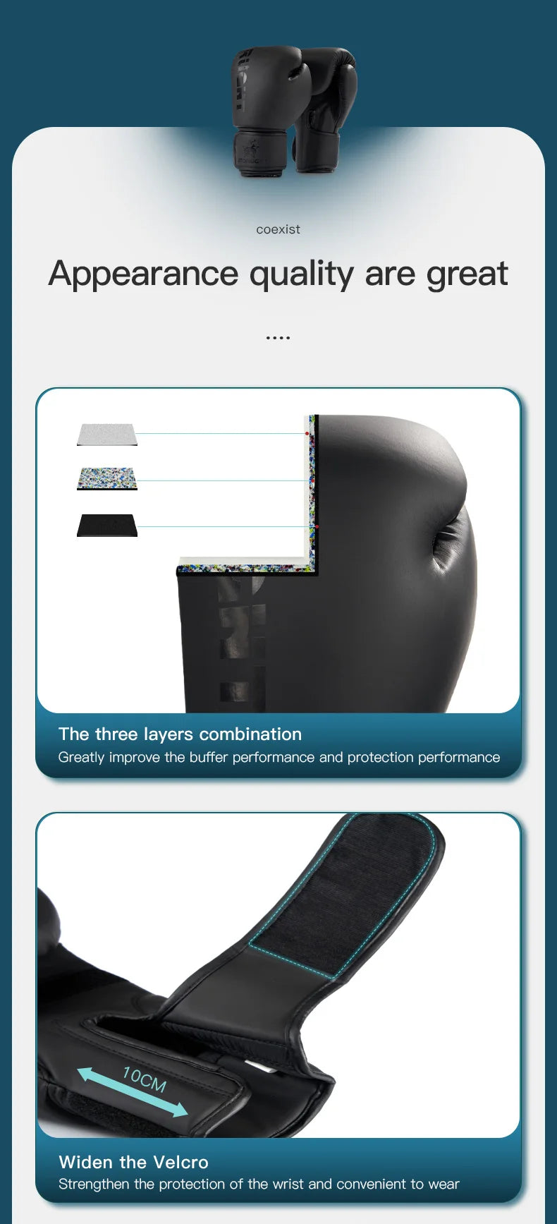 8/10/12/14/16oz Boxing Gloves Professional Adult Sanda Muay Thai Fighting Gloves Men and Women Training Sandbag Free Fight MMA