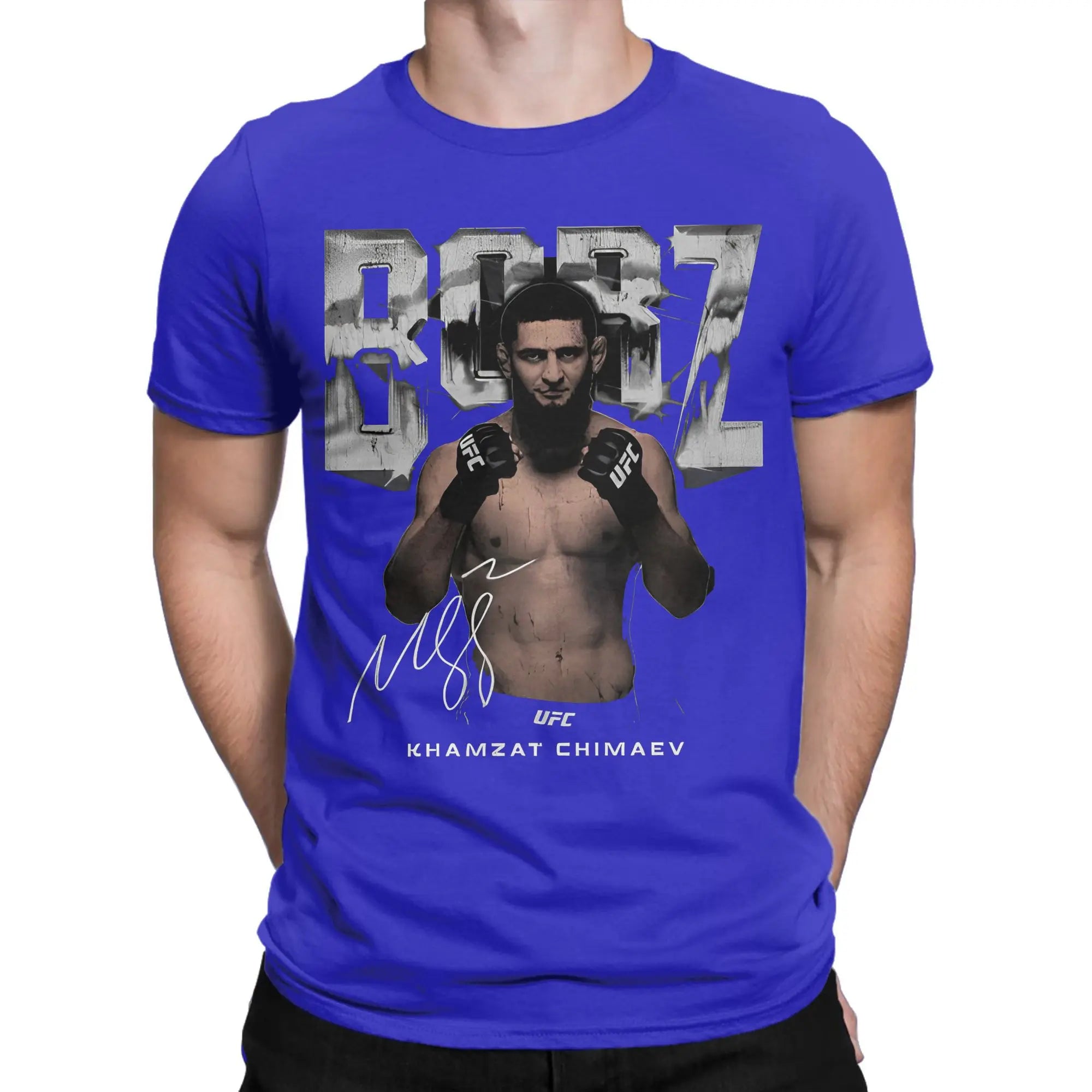 Wrestling Khamzat Chimaev Borz Wrestlers  Merch Unisex T Shirt Pure Cotton Tee Fashion  T-shirt Clothing