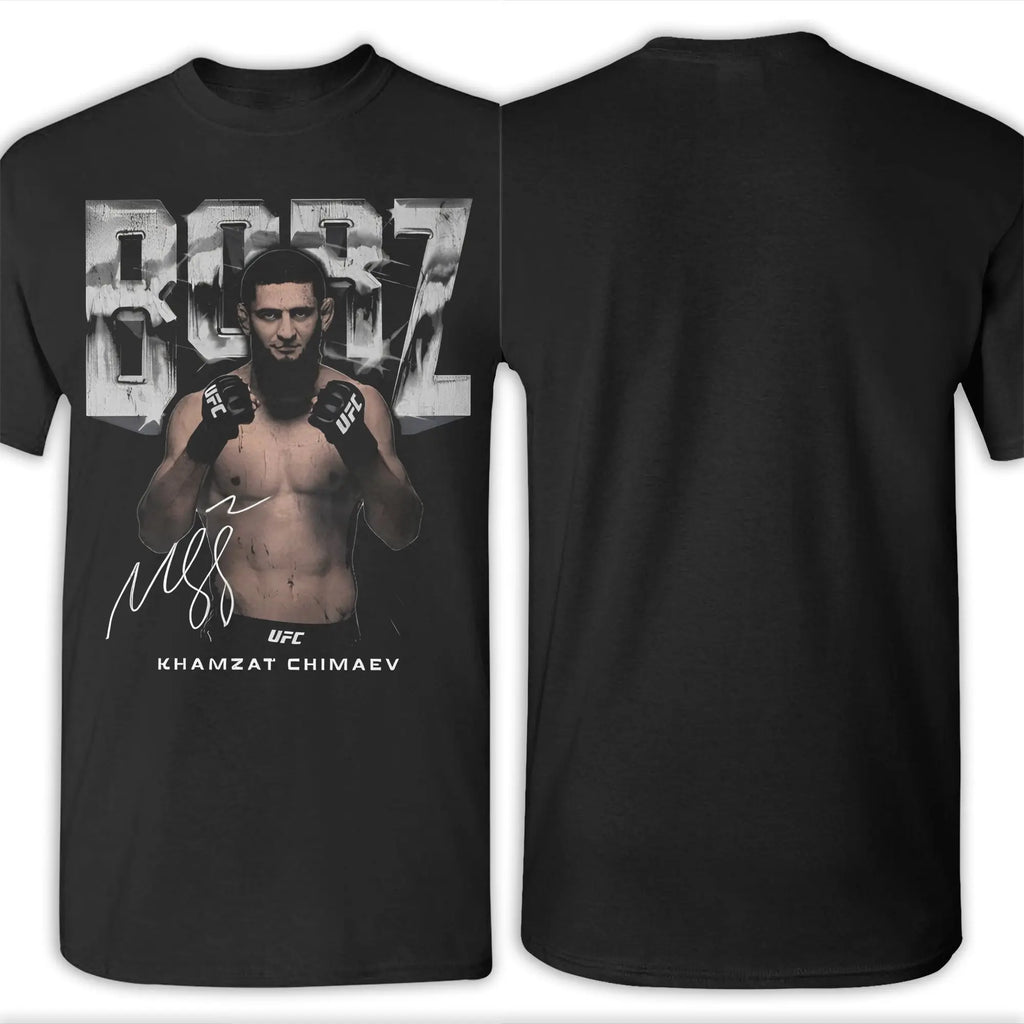 Wrestling Khamzat Chimaev Borz Wrestlers  Merch Unisex T Shirt Pure Cotton Tee Fashion  T-shirt Clothing