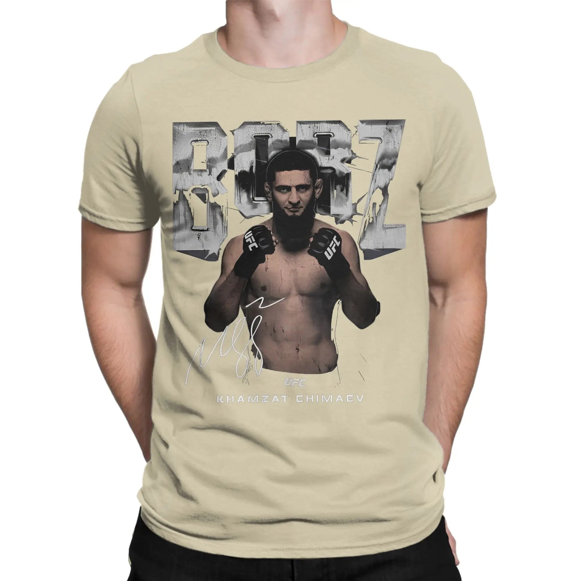Wrestling Khamzat Chimaev Borz Wrestlers  Merch Unisex T Shirt Pure Cotton Tee Fashion  T-shirt Clothing