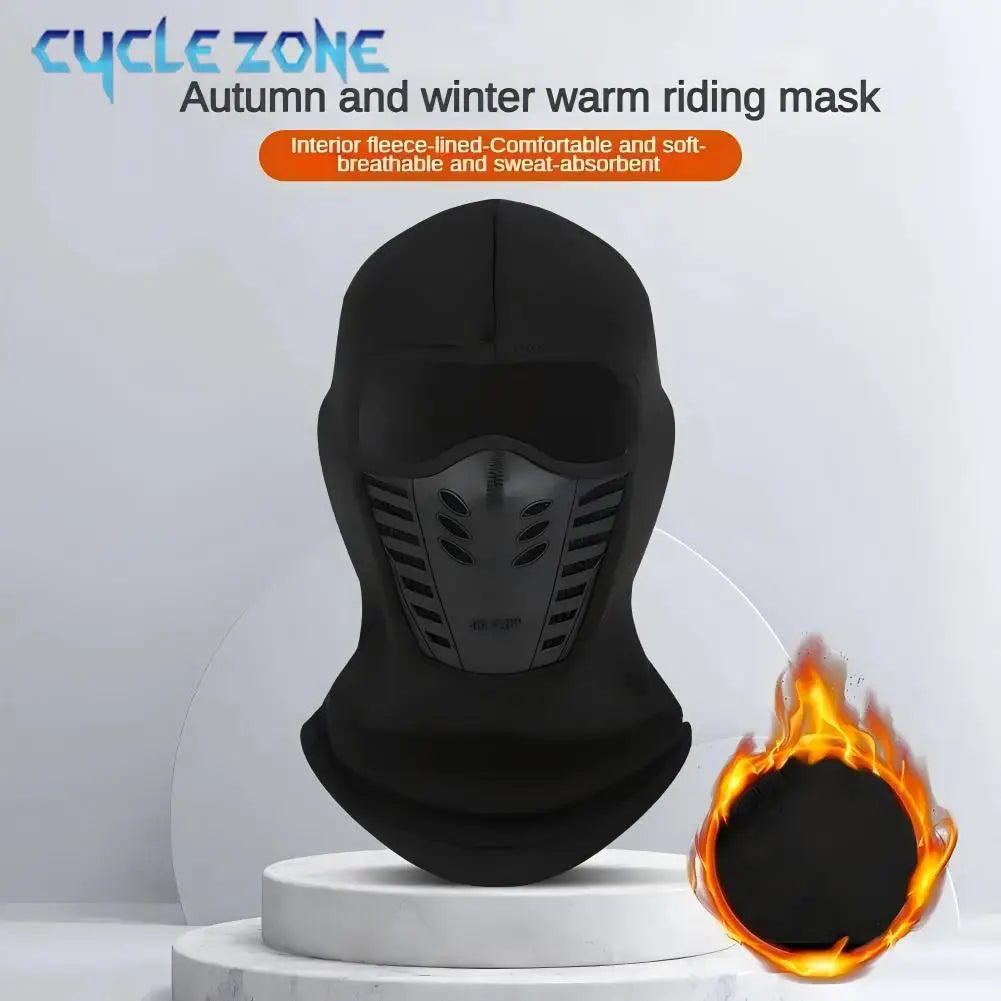 Winter Outdoor Cycling Full Face Mask Windproof Dustproof Keep Warm Face Cover Ski Head Cover Motorcycle Riding Balaclava Cap
