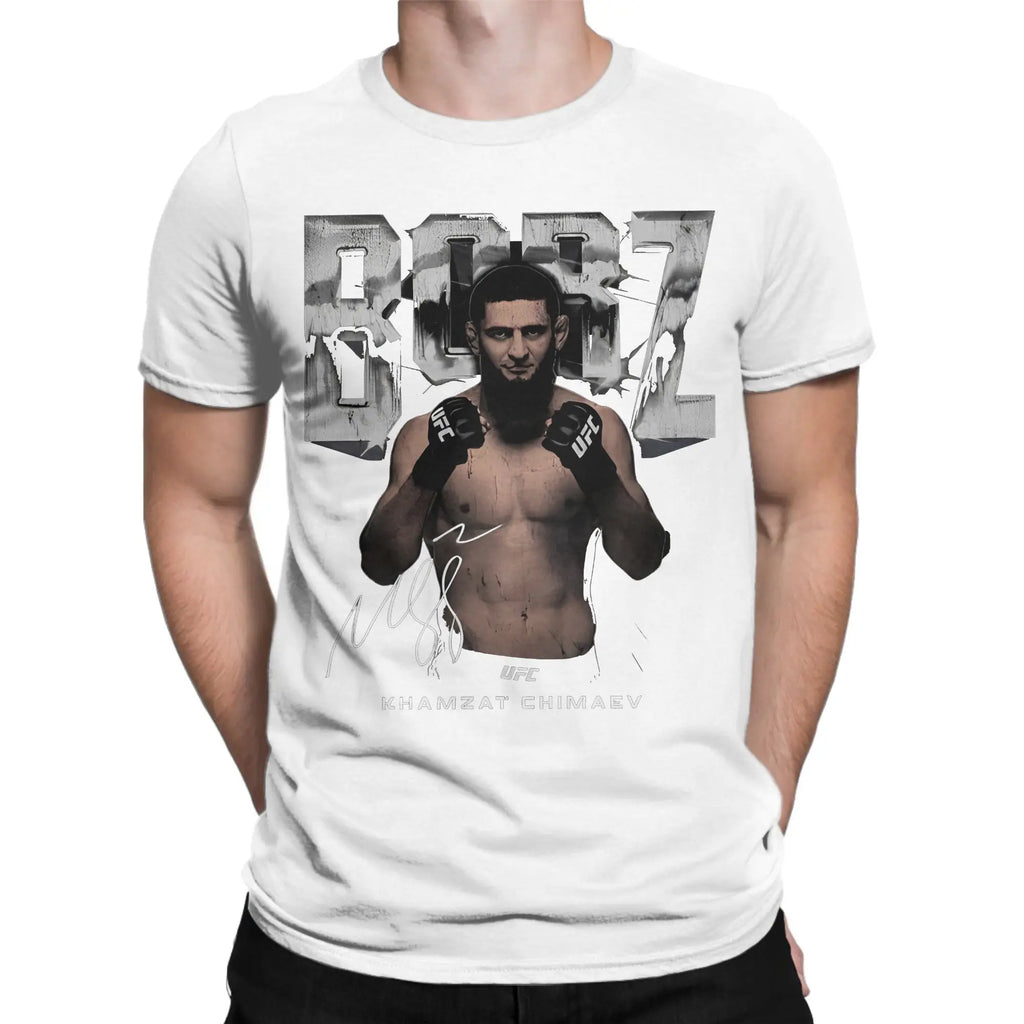 Wrestling Khamzat Chimaev Borz Wrestlers  Merch Unisex T Shirt Pure Cotton Tee Fashion  T-shirt Clothing