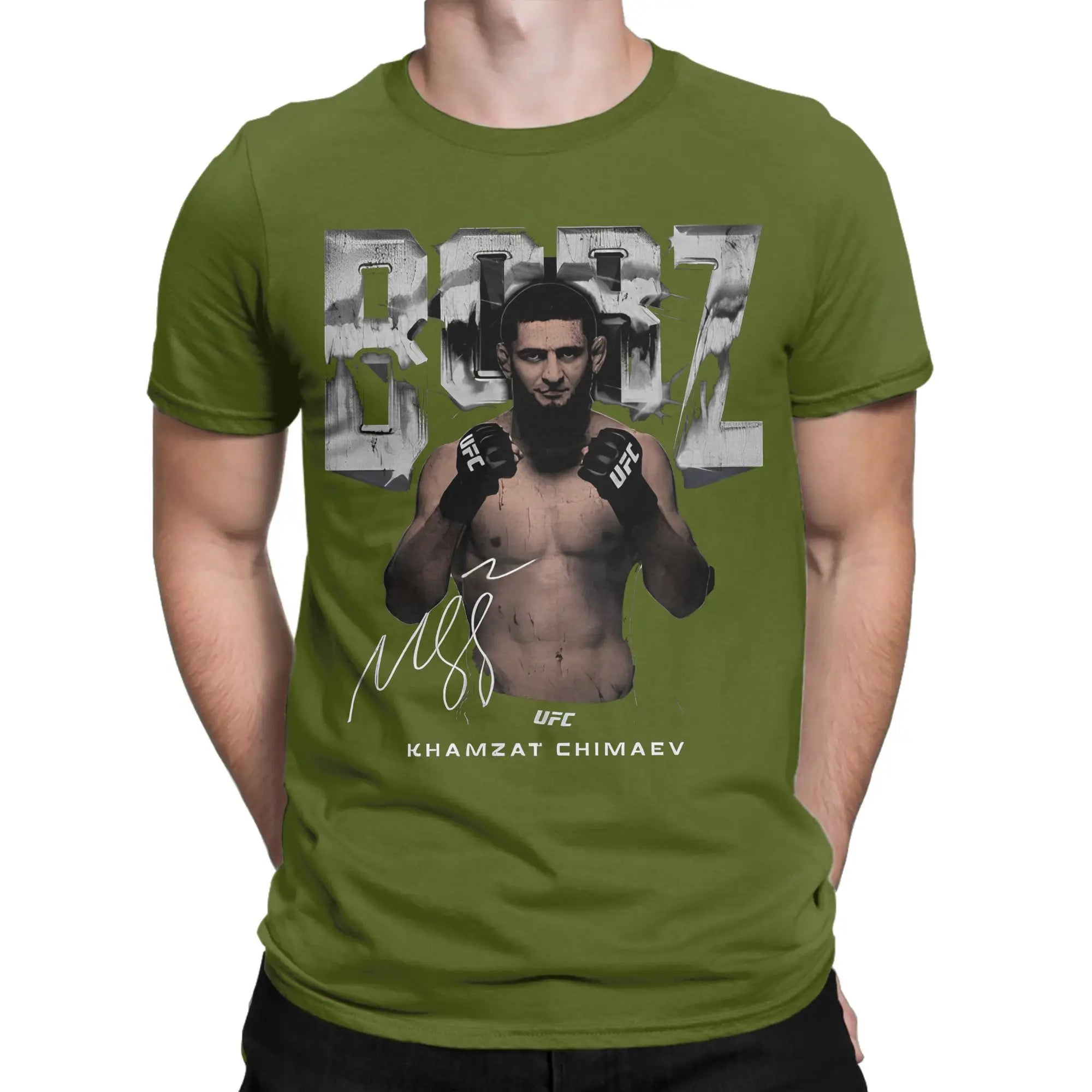Wrestling Khamzat Chimaev Borz Wrestlers  Merch Unisex T Shirt Pure Cotton Tee Fashion  T-shirt Clothing