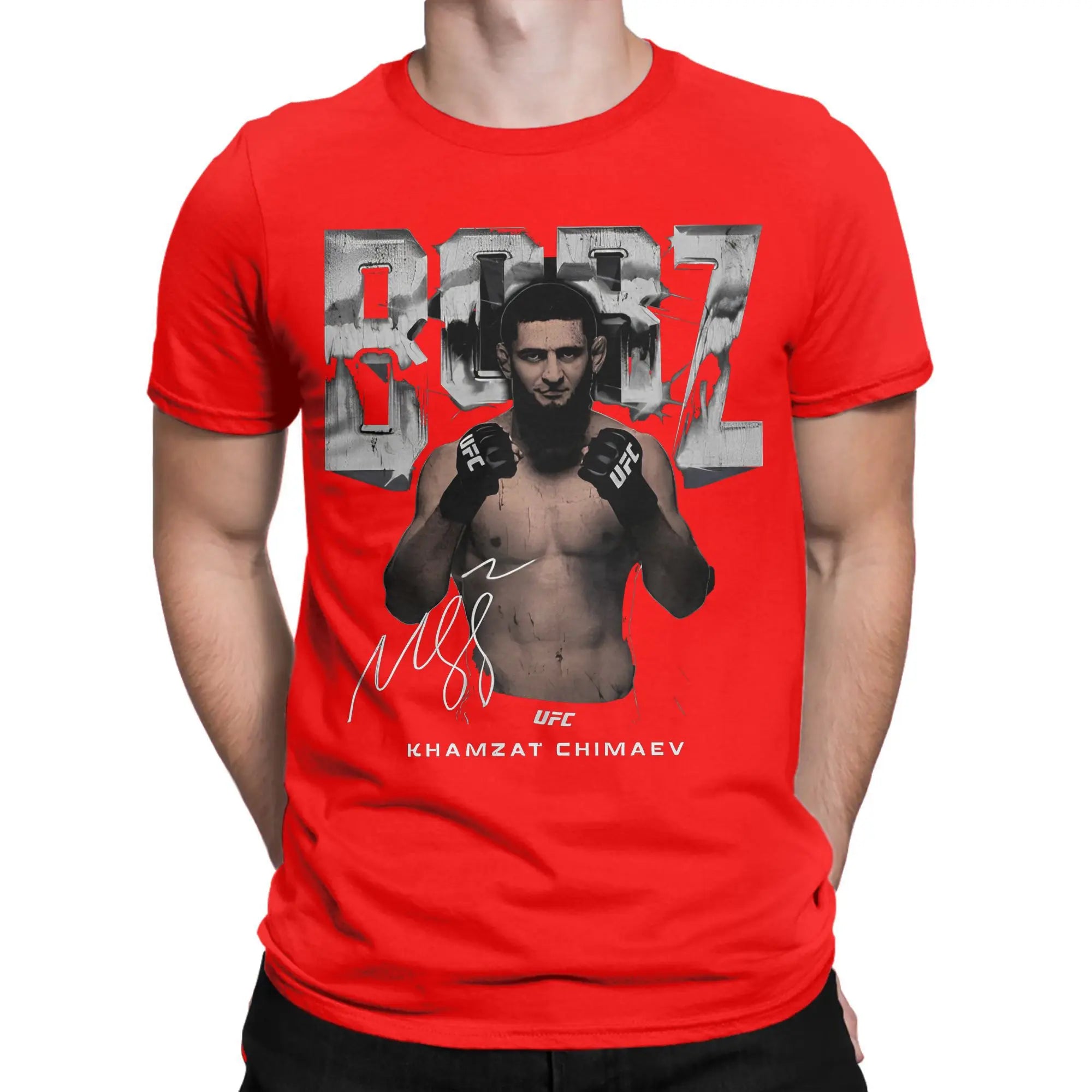Wrestling Khamzat Chimaev Borz Wrestlers  Merch Unisex T Shirt Pure Cotton Tee Fashion  T-shirt Clothing
