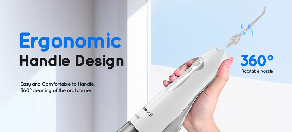 Water Dental Flosser Teeth Picks 4 Jets 3 Modes Portable Cordless D52 Water Flosser for Teeth Cleaner IPX7 Waterproof Oral Picks