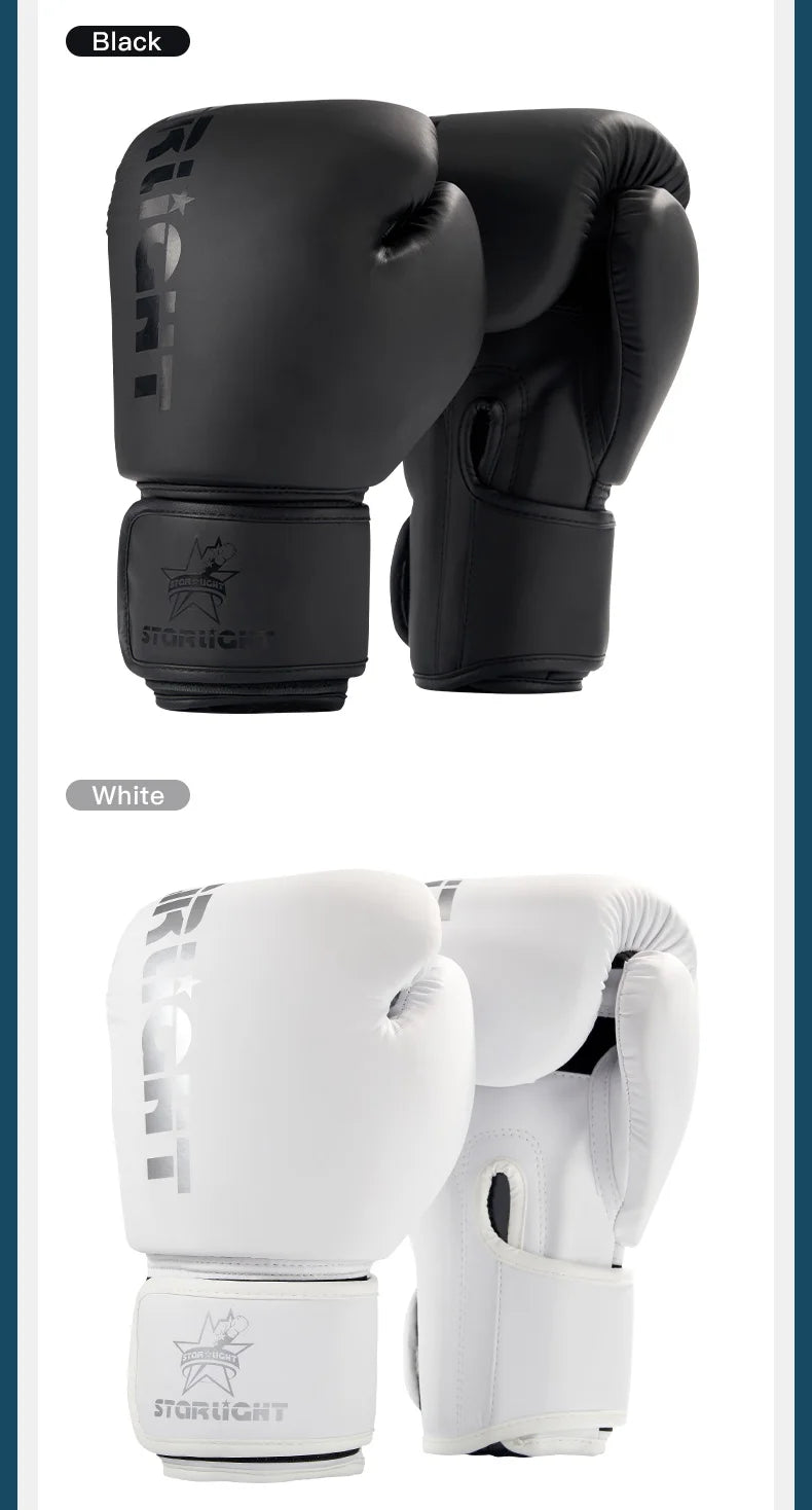 8/10/12/14/16oz Boxing Gloves Professional Adult Sanda Muay Thai Fighting Gloves Men and Women Training Sandbag Free Fight MMA