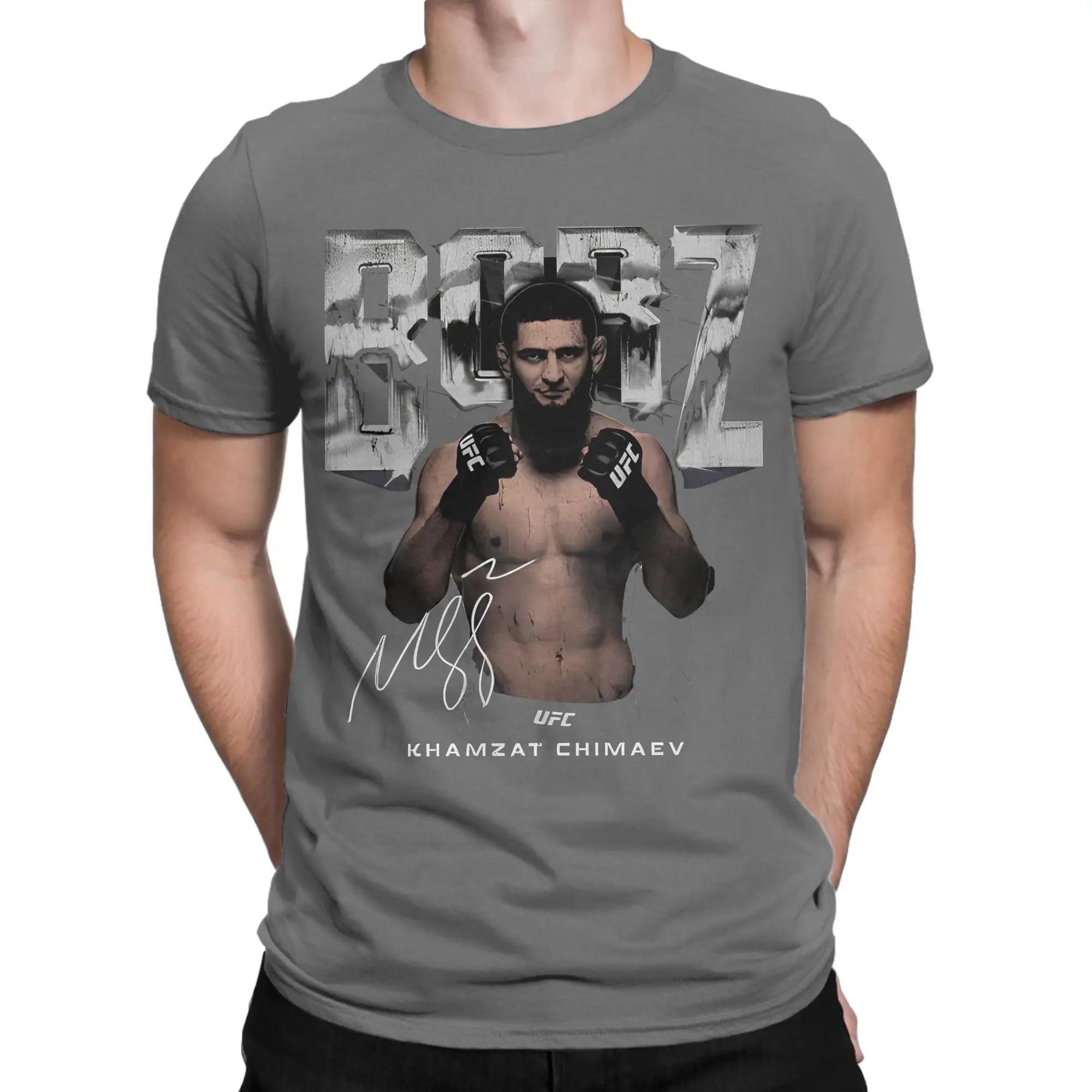 Wrestling Khamzat Chimaev Borz Wrestlers  Merch Unisex T Shirt Pure Cotton Tee Fashion  T-shirt Clothing